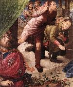 GOES, Hugo van der Adoration of the Shepherds (detail) sf USA oil painting artist